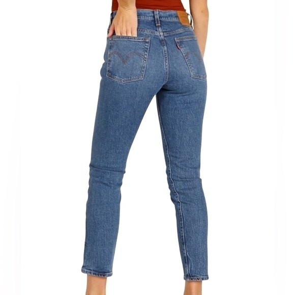 Levi's Women's Straight Leg Jeans - Blue - Picture 3 of 10